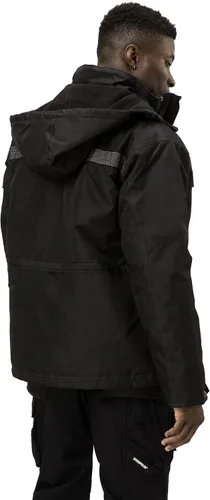 Vista 6 de Cat erpillar - Parka con aislamiento pesado para hombre, transpirable, resistente al agua, con capucha extraíble y cremallera