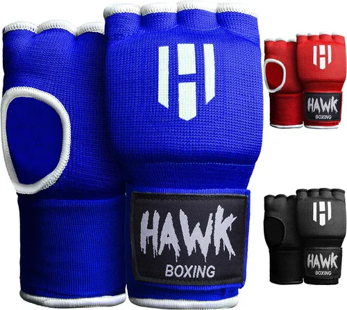 Vista 9 de Hawk Guantes Interiores Acolchados de Entrenamiento con Gel Vendas Elásticas para las Manos para Guantes de Boxeo Vendas Rápidas Hombres y Mujeres