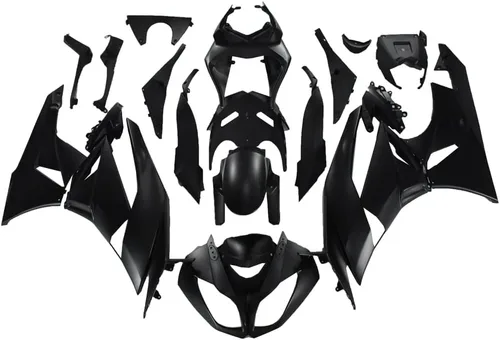 Vista 15 de US STOCK - Carenado negro brillante apto para 2009-2012 ZX6R 636 ZX-6R inyección ABS plásticos posventa carrocería 2010 2011 09 10 11 12
