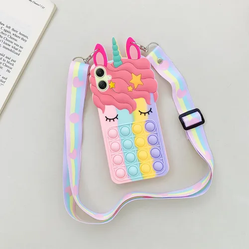 Vista 5 de Nancheng Rainbow - Funda para Samsung Galaxy A05 Galaxy A05-Rainbow