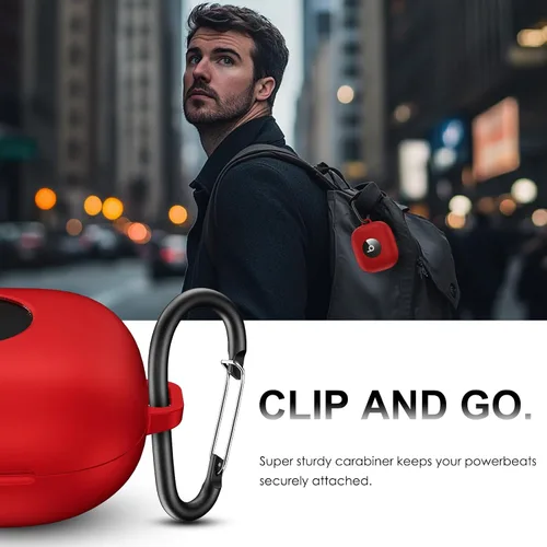 Vista 5 de Funda para Beats Powerbeats Pro 2, Funda Magnética a Prueba de Golpes para Auriculares Inalámbricos Powerbeats Pro 2 2025, Cubierta Protectora