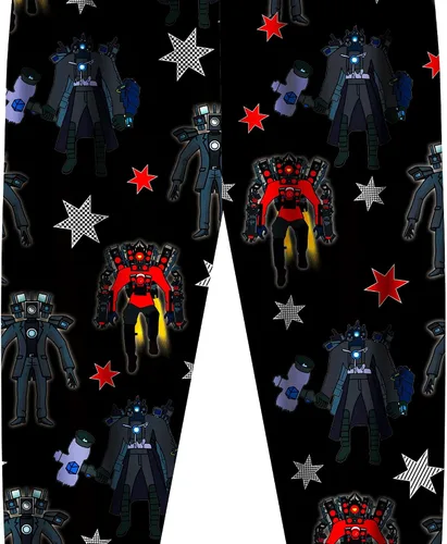 Vista 6 de Skib-di - Conjunto de pantalón para niños, Titan Speakerman TV, hombre, jugador, manga larga, camarógrafo, ropa de 2 piezas, talla 5-12 años