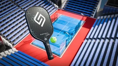 Vista 7 de Pickleball Paddles USAPA Approved Carbon Fiber Paddles/Fiberglass Pickleball Rackets Set of 2 Carrying Case, 4 Balls Pickleball Raquets for