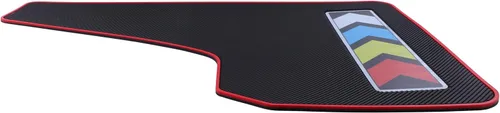 Vista 3 de 4 piezas de solapas reflectantes para barro de coche, solapas de goma blanda para protección contra salpicaduras, guardabarros de seguridad