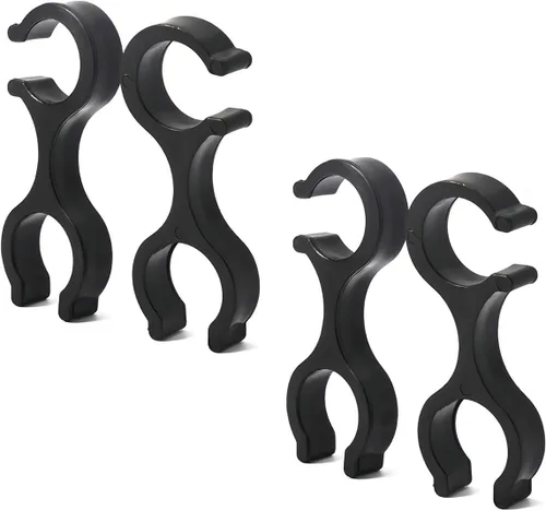 Vista 10 de Juego de puntas de bastón de trekking – Protectores de puntas de repuesto para bastones – Cestas de nieve y barro