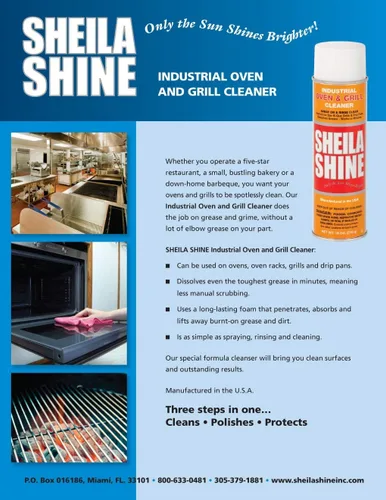Vista 3 de Sheila Shine Spray limpiador de horno Elimina la grasa y la suciedad quemadas Menos fregado manual Se puede utilizar en muchos