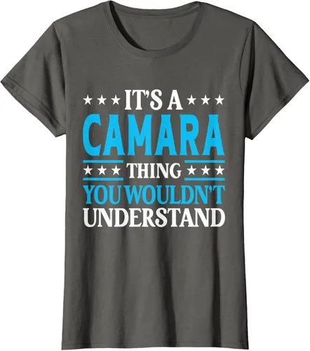 Vista 6 de It's A Camara Thing Surname Funny Family Last Name Camara T-Shirt