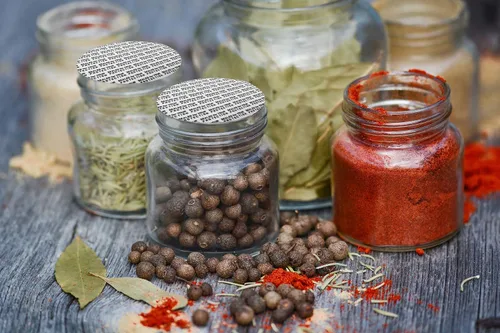 Vista 4 de Revestimientos de tapa de sellos activados por par sensibles a la presión, 1.693 in, 30 unidades, fabricados en Estados Unidos, para botellas