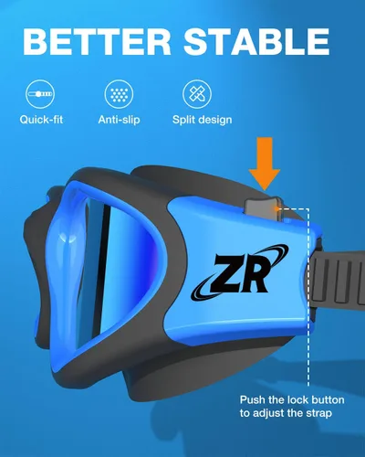 Vista 6 de ZIONOR Gafas de natación, 2 paquetes de gafas de natación polarizadas G1 para adultos, hombres y mujeres