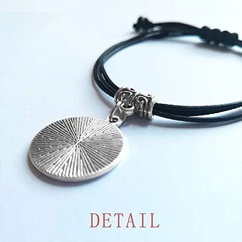 Vista 4 de cold master DIY lab Dream Cloud Elephant Grey Animal Bracelet Leather Rope Wristband Black Jewelry