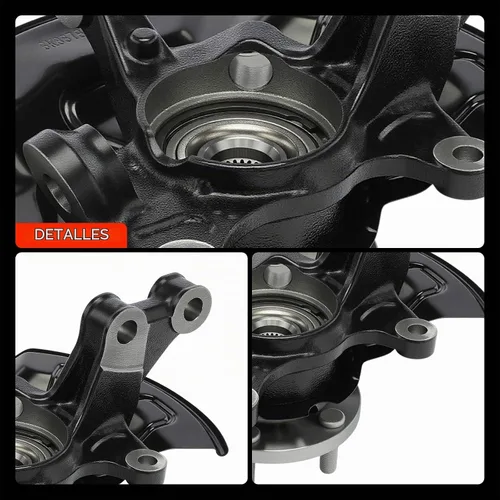 Vista 9 de A-Premium Conjunto de nudillo de dirección y cubo de cojinete de rueda delantero izquierdo compatible con Toyota Corolla 2009-2018, Matrix