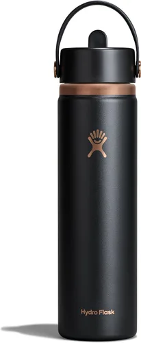 Vista 109 de Hydro Flask Botella de agua – Acero inoxidable aislado – Tapa flexible con popote de boca ancha, antiderrames, a prueba de fugas y recargable