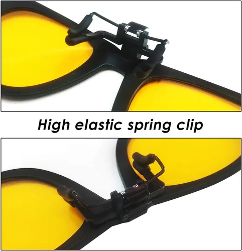 Vista 7 de Gafas de sol con clip de polarización con clip para el aire libre azul Moderado