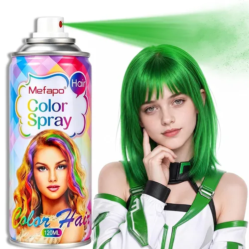 Vista 10 de Spray de color rojo para el cabello temporal para niños, mujeres y hombres