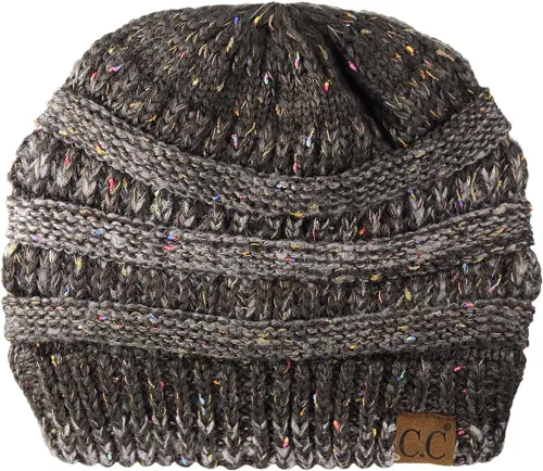 Vista 369 de C.C Trendy Warm Chunky Soft Stretch Cable Knit Beanie