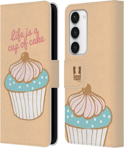 Vista 50 de Head Case Designs Assortment Cupcakes Happiness Leather Wallet Case Compatible with Samsung Galaxy A07 4G Surtido