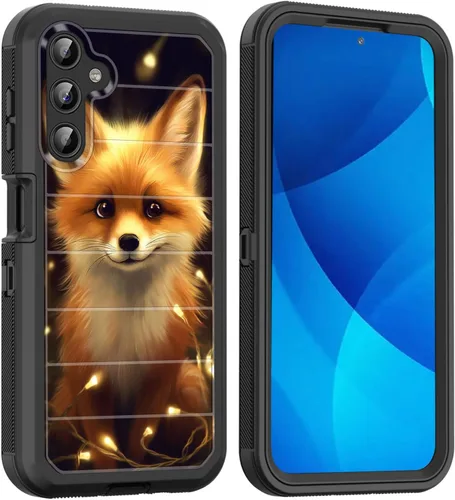 Vista 54 de Funda para Galaxy A15 5G, cuerpo completo, protección contra caídas, a prueba de polvo, resistente de 3 capas, militar, resistente, duradera