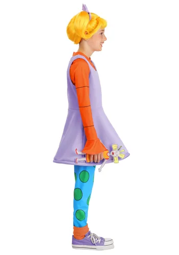 Vista 9 de Disfraz para niña de Angelica de Rugrats de Nickelodeon Multicolor