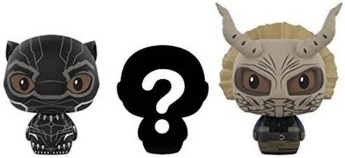 Vista 2 de Funko Pint Size Hero: Black Panther - Paquete de 3 figuras coleccionables (los estilos pueden variar)