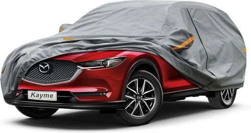 Vista 108 de Kayme Funda de Coche de Servicio Pesado Impermeable para Todo Tipo de Clima, Ajuste Personalizado para Tesla Model S, Cubierta Exterior Completa