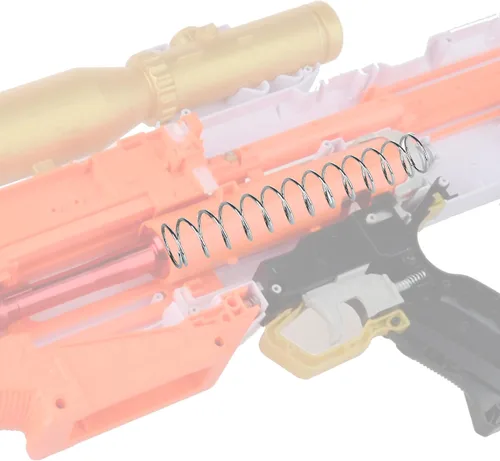 Vista 4 de WORKER Kit de modificación mejorado para Nerf Ultra Pharaoh Modify Toy (primavera)