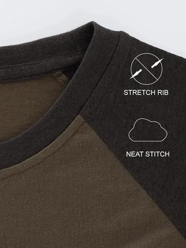 Vista 8 de HARBETH Camiseta de manga larga para hombre, estilo casual, vintage, ajustada, deportiva, gimnasio, entrenamiento, béisbol, senderismo