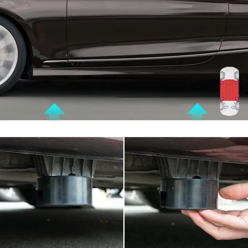 Vista 4 de AUTOXBERT Soporte de Adaptador de Cojín para Gato de Eje de Coche Compatible con BMW Serie 3 4 5 E46 E90 E39 E60 E91 E92 X1 X3 X5 Nuevo