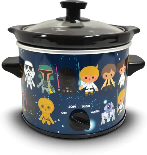 Vista 13 de Uncanny Brands Olla de cocción lenta Bluey de 2 cuartos - Pequeño aparato de cocina