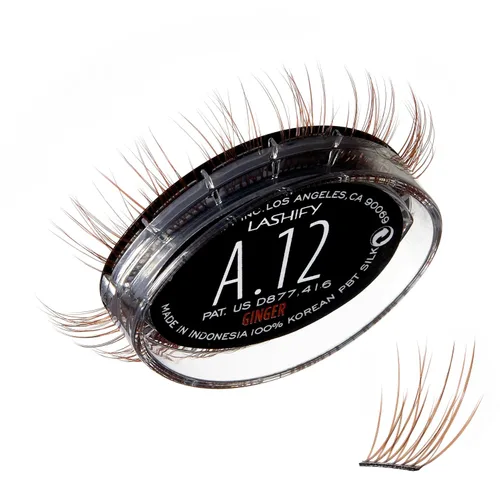 Vista 30 de Lashify Amplify - Extensiones de pestañas Gossamer de 0.47 pulgadas, color ceniza, pestañas postizas para un aspecto natural