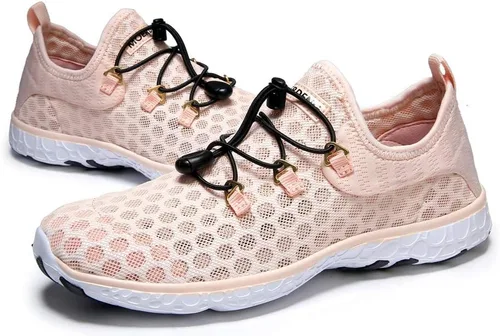 Vista 6 de MOERDENG - Zapatos de agua de secado rápido para mujer, ligeros, para deportes al aire libre, playa, piscina, ejercicio