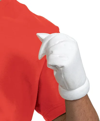 Vista 4 de Disguise Kit de accesorios de disfraz de Mario para adulto, disfraz oficial de Super Mario con sombrero y bigote, talla única para adultos
