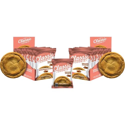 Vista 15 de Galletas de brownie Classic Cookie suavemente horneadas en forma redonda, 2 cajas, 16 galletas envueltas individualmente