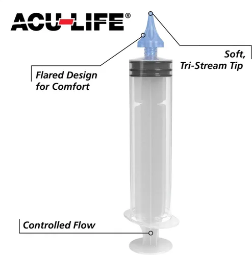 Vista 4 de Ezy Dose Paquetes de Enjuague nasal salino. Tri-Stream Tip Supports Effective Rinsing, Includes Basin & Pre-Measured Packs For Simple Routine Use