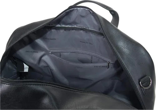 Vista 12 de Kenneth Cole Reaction Port Stanley Bolsa de viaje de piel sintética de 20 pulgadas con cremallera superior Negro 20 Travel Duffel Port Stanley