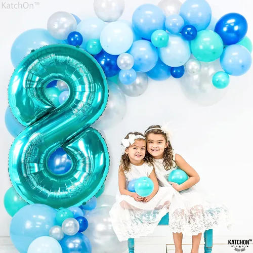 Vista 19 de KatchOn Globo negro del número 1 de 40 pulgadas, globo de feliz cumpleaños Large Mylar Number One Balloon for 1st Birthday Decorations, Foil