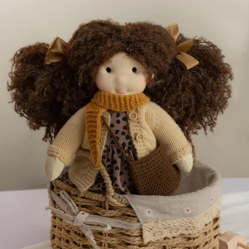 Vista 4 de BlissfulPixie Ballerina - Muñeca Waldorf de 12 pulgadas, hecha a mano, personalizada, para coleccionistas, regalo de cumpleaños para niños