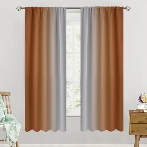 Vista 55 de SimpleHome Cortinas Pequeñas Negras Impermeables con Bolsillo para Barra Suave para Cocina, Cortinas Impermeables con Bolsillo para Barra
