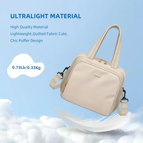 Vista 8 de Loncheras aisladas para mujer, ligeras, acolchadas, impermeables, reutilizables, para el trabajo, picnic, viajes, albaricoque