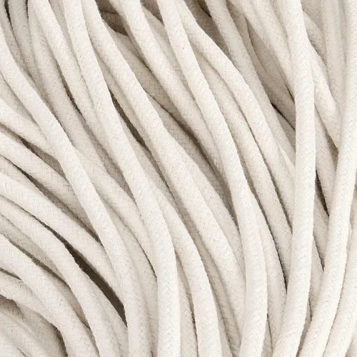 Vista 3 de JEUIHAU Cuerda de algodón de 328 pies de 1/4 de pulgada, cuerda blanca natural de 0.236 in para colgar ropa, manualidades, macramé, hacer cestas