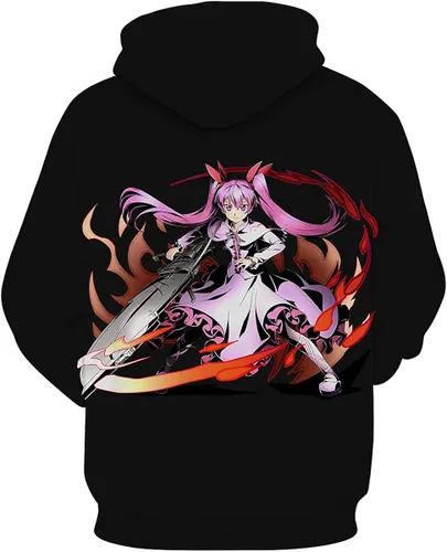 Vista 2 de Hisayhe Men's Akame Ga Kill Sweatshirt Tops Anime Printing Casual Hoodie