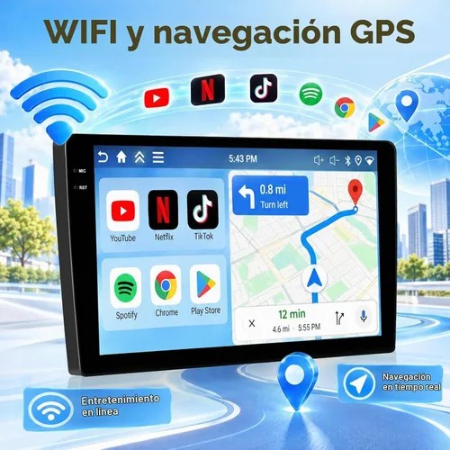 Vista 11 de [4+128G] Android 15 Radio de coche estéreo para Chevrolet Chevy Malibu 2009-2014 con CarPlay Android Auto, unidad de pantalla táctil de 9 pulgadas