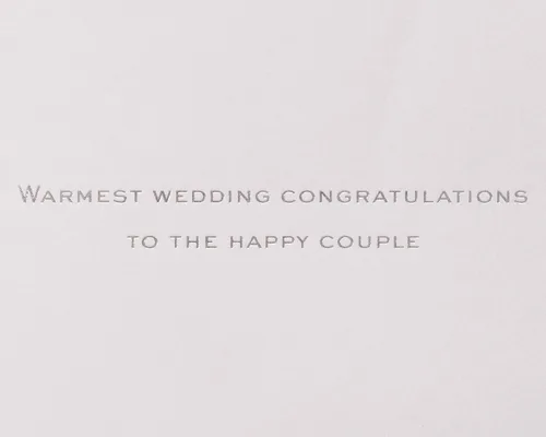Vista 3 de Papyrus Tarjeta de boda (Warmest Wedding Felicitations)