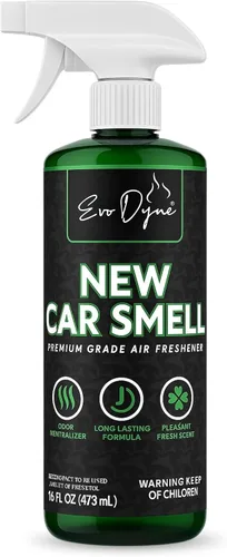 Vista 9 de Aerosol de olor para coche (16 onzas) – Ambientador de larga duración para automóviles, elimina olores, aroma fresco de coche nuevo como acabado