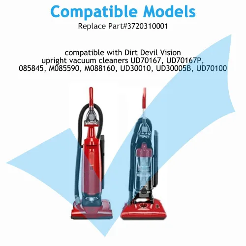 Vista 4 de MULTIM Correas de repuesto para aspiradora compatibles con aspiradora vertical Dirt Devil Style 4/5 Featherlite/Powerlite/Swivel Glide/Power Max Pet