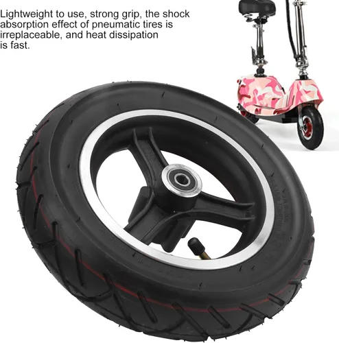 Vista 9 de 10x2.5inch Scooter eléctrico Inflable Tubo Interior con Tipo Scooter Rueda Neumático Hub Reemplazo