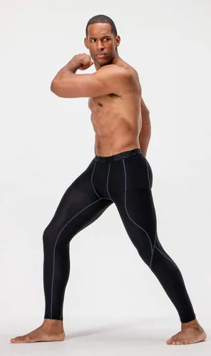 Vista 4 de DEVOPS Paquete de 2 leggings deportivos de compresión para hombre con bolsillosin bolsillo
