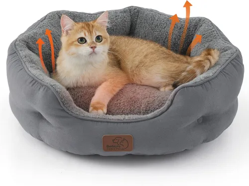 Vista 23 de Bedsure AeroFrost™ - Cama refrescante para perros pequeños, redonda