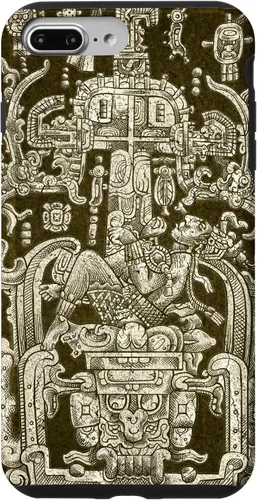 Vista 12 de Funda para iPhone 13 Pro Max King Pakal, viajero en el tiempo maya