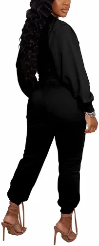 Vista 5 de PINSV Trajes de dos piezas para mujer, trajes de entrenamiento