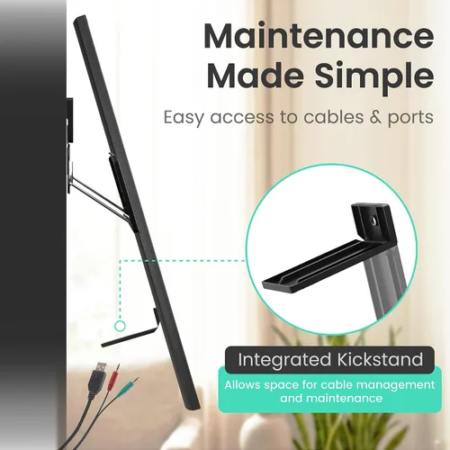 Vista 6 de ynVISION.DESIGN - Soporte de pared para TV ultra delgado para la mayoría de televisores de 32 a 65 pulgadas, compatible con televisores de marco